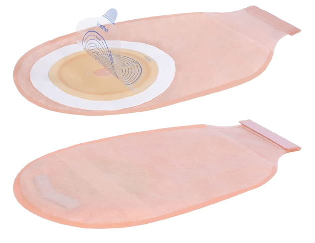 TWO-PIECE OSTOMY BAG