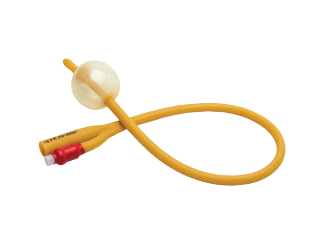 LATEX FOLEY CATHETER      2Way – Silicone Coated